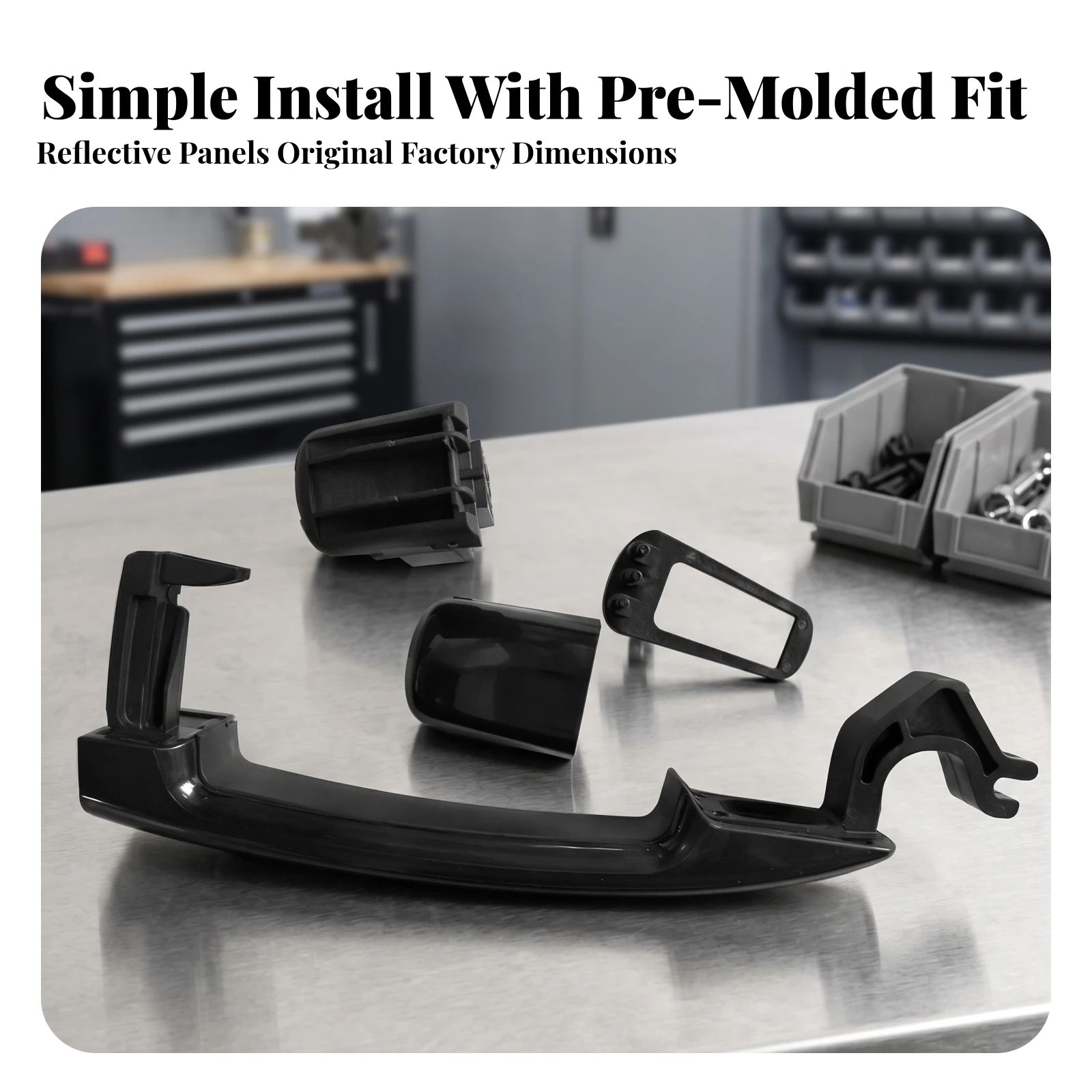 Exterior Door Handle Replacement Car Door Handle Hardware Scratch-Resistant Easy Installation for Mechanics