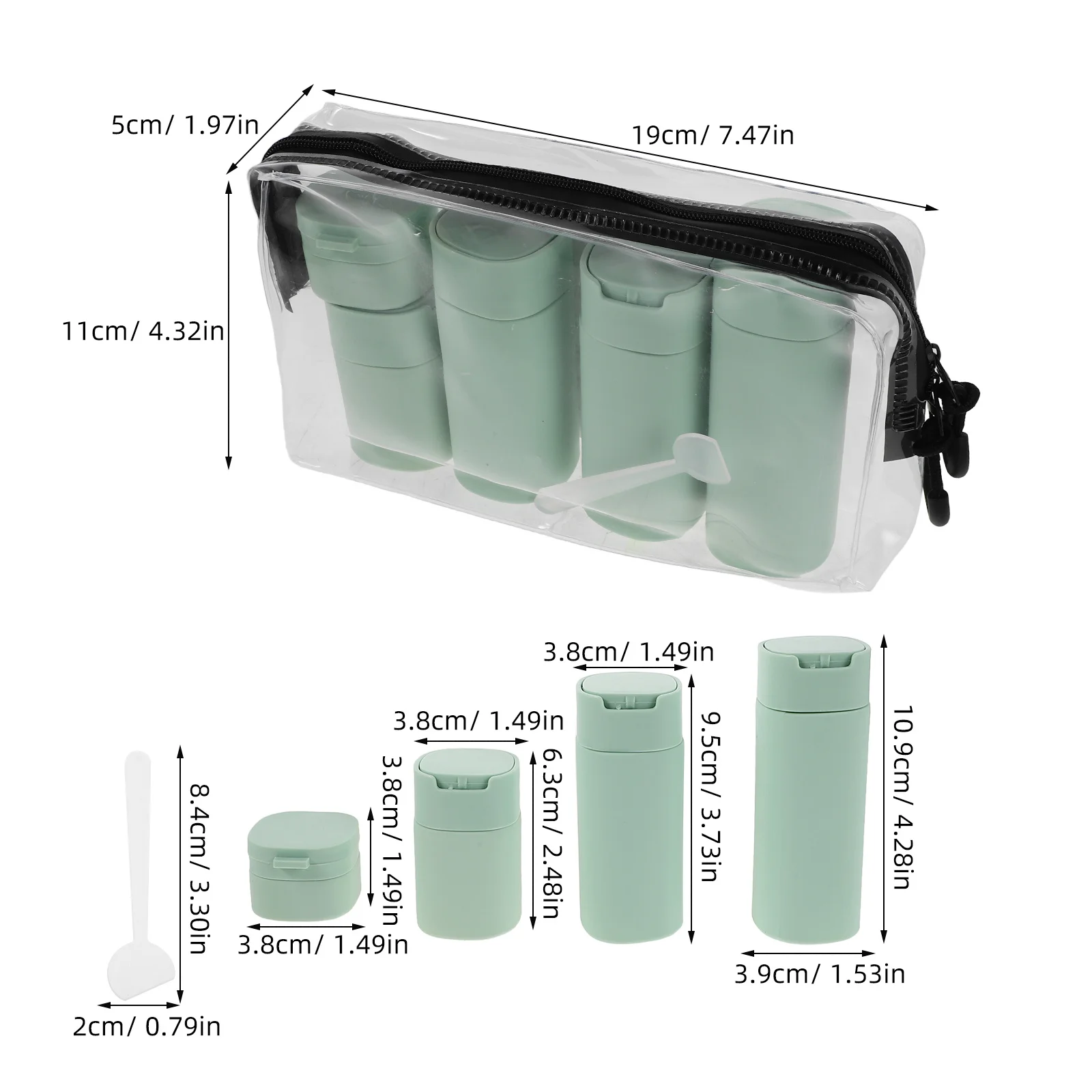 1Set Lekvrij Hervulbare Reisflessen Draagbare Knijp Lege Shampoo Lotion Huidverzorging Containers voor Reizen Toiletartikelen Opslag