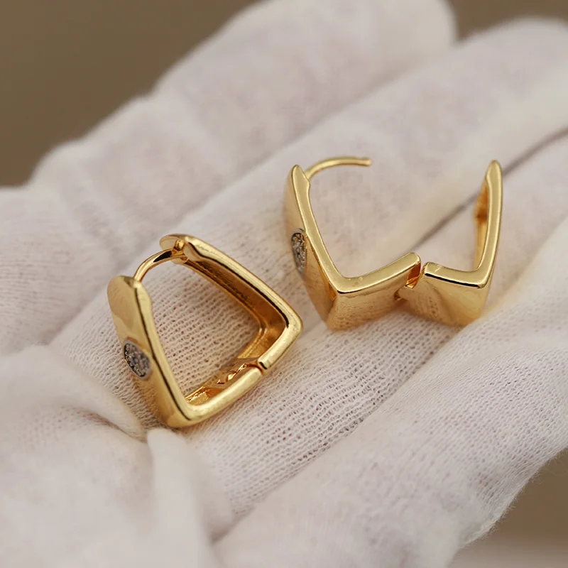 جديد البصر تصميم كريستال عيون وأقراط للنساء أزياء العلامة التجارية مجوهرات زركونيا الأقراط الحساسة #4