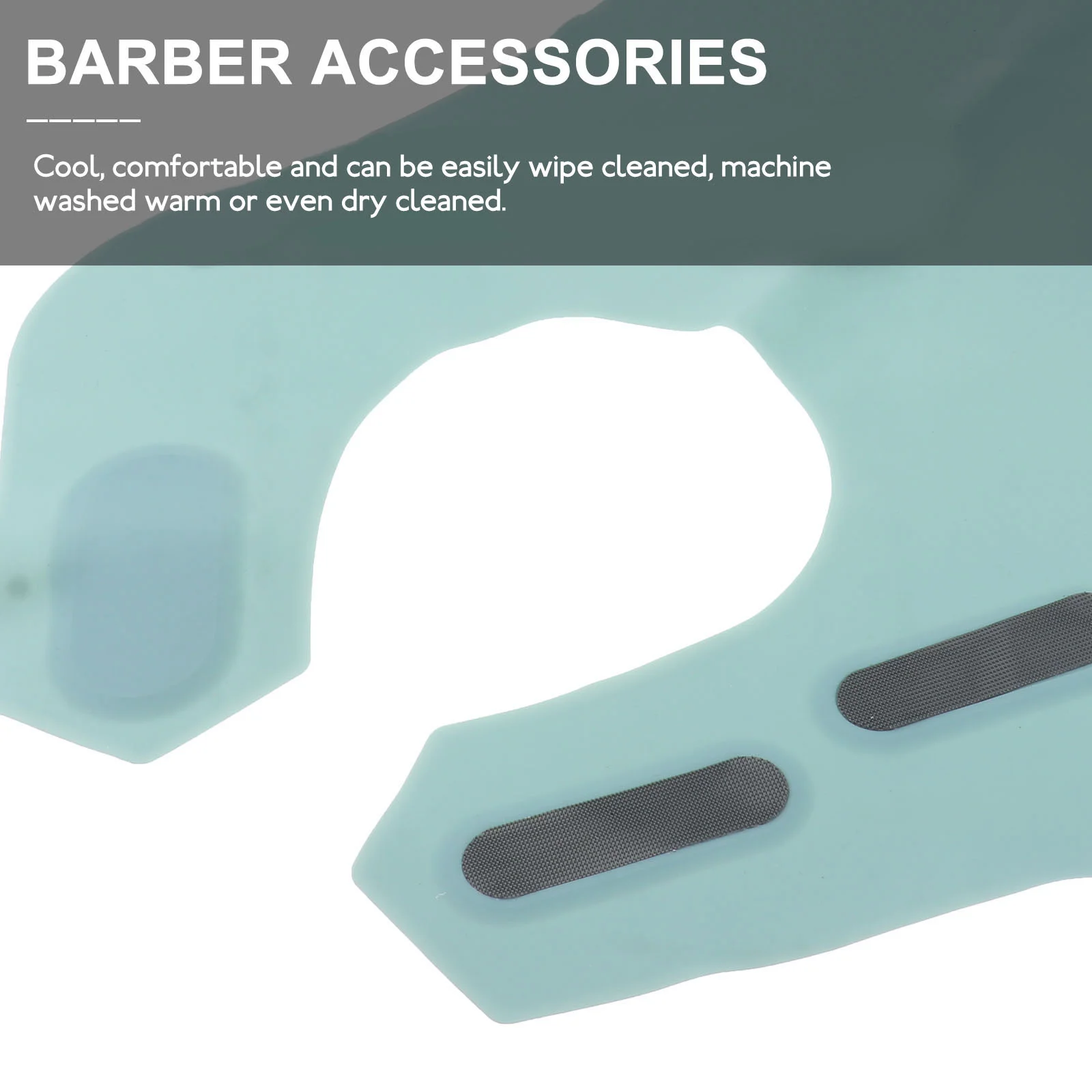 

Waterproof Silicone Haircut Cape Soft Polyester Material Salon Barber Accessories Hair Stylist Gown Lightweight Breathable Non