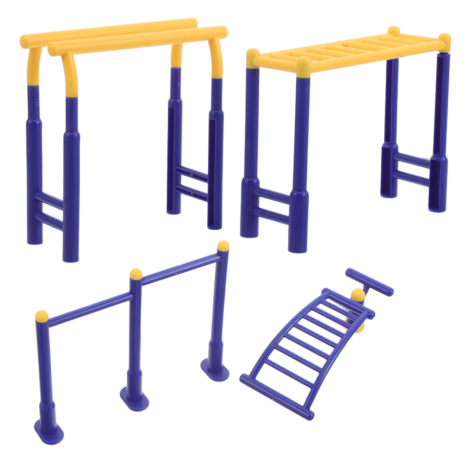 

3 Pcs Fitness Equipment Model House Dollhouse Miniatures Accessories Plastic