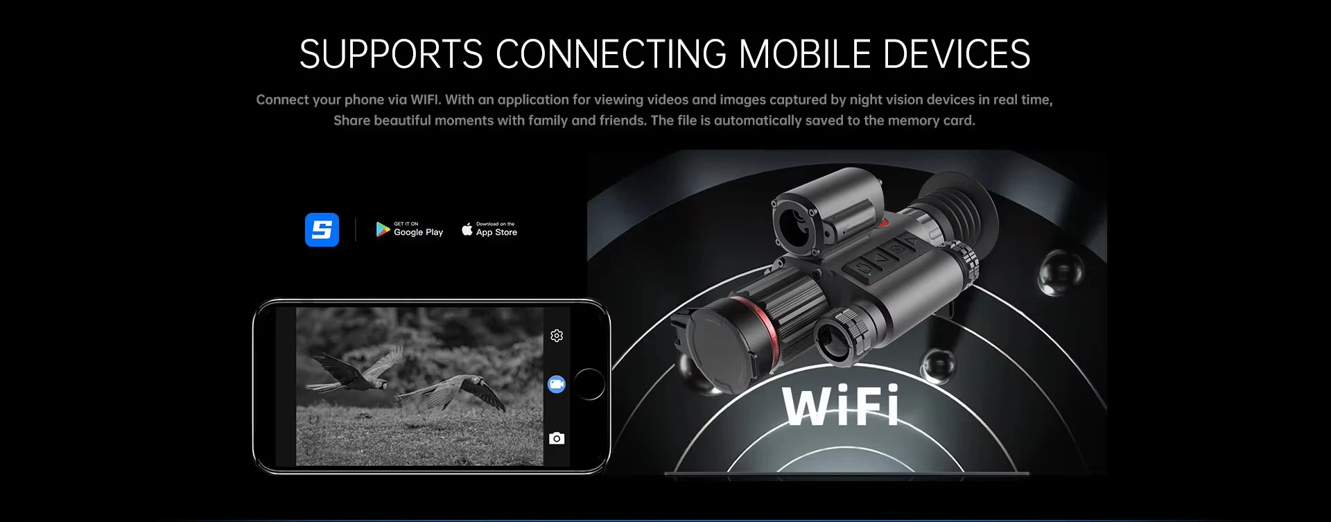 دائم HT-70 LRF الأشعة تحت الحمراء البصر Lser الغضب يده عدسة الكاميرا للرؤية الليلية نطاق الصيد مع Rangefinder #2