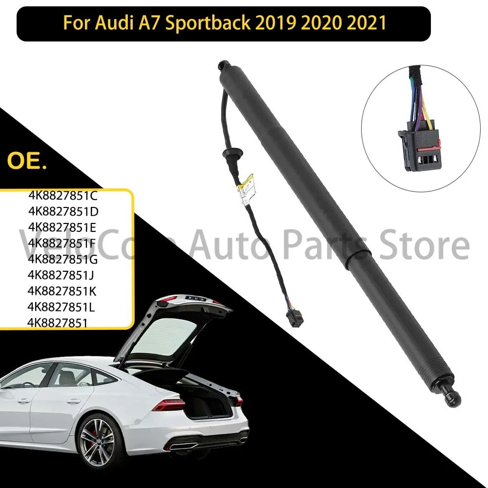 Rear Trunk Liftgate Power Hatch Lift Support Opener For Audi A7 C8 Sportback 2019-2022 Electric Tailgate Gas Struts 4K8827851