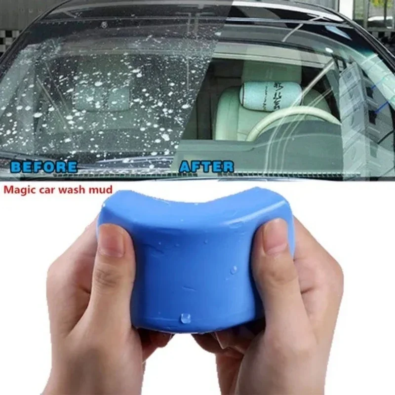 Barre irrigation pour nettoyage de voiture, nettoyeur de boue, nettoyant pour livres, brosse de voiture, accessoires de voiture, bleu magique, 100g,