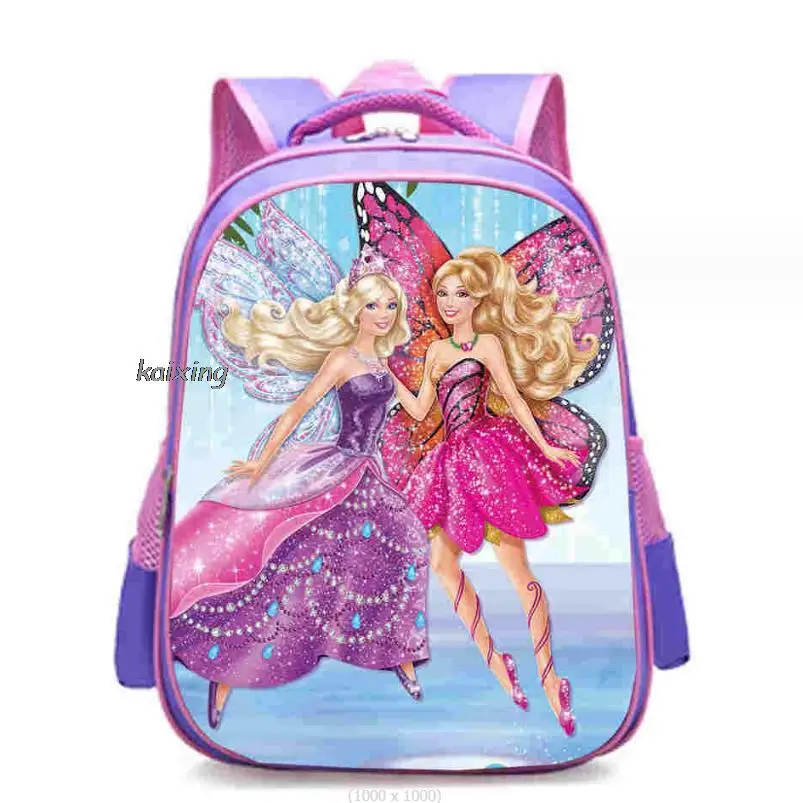 Fashion 14 inch Backpack Barbie the movie School Backpack for Girls Boys Book Bag Shoulder Backpacks Mochila Infantil