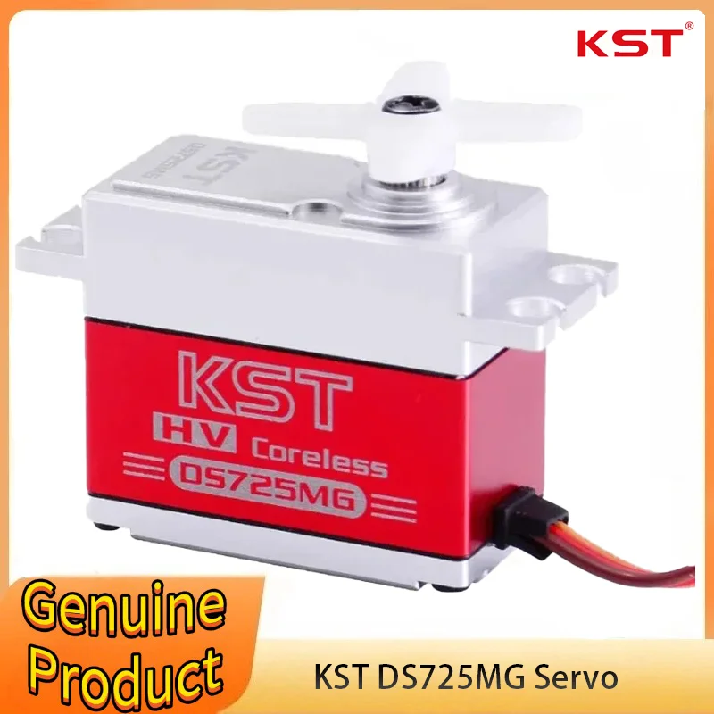 

Original KST DS725MG Standard HV Metal Case Metal Gear Digital Servo Motor for 550 RC Helicopter Airplane