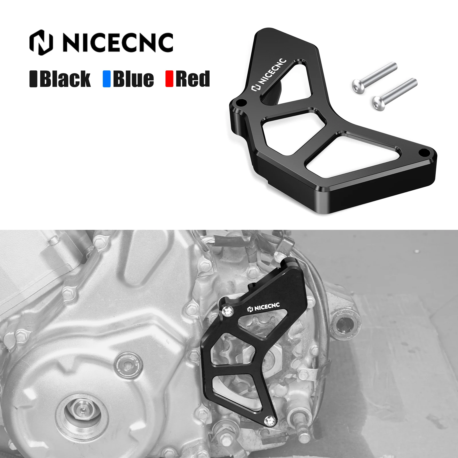 

NICECNC 700 Raptor Case Saver Sprocket Chain Guide Protector ATV For Yamaha Raptor 700 700R 700RSE 2014-2025 #1S3-15421-00-00