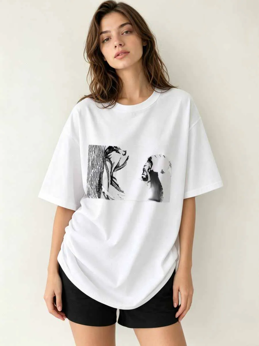 Camiseta con estampado de sedimento de río, lavado aluvial, para entrenamiento en interiores, con diseño de depósito fluvial, agua procesada y de color natural.