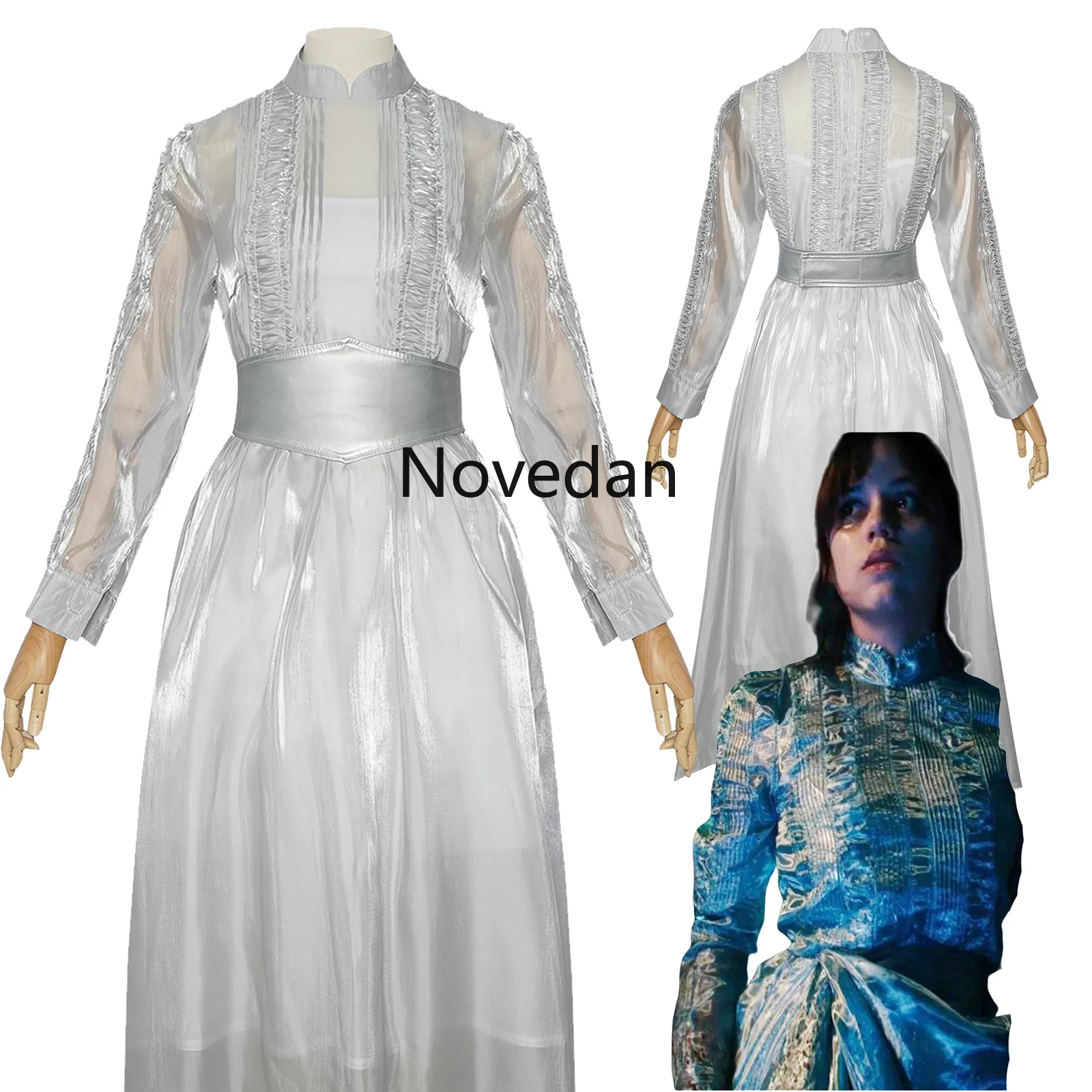 Halloween Astrid Cosplay Costume Horror Movie Juice Suit Gothic Lolita Dress Women Men Roleplay Party Fantastic Outfit Suit
