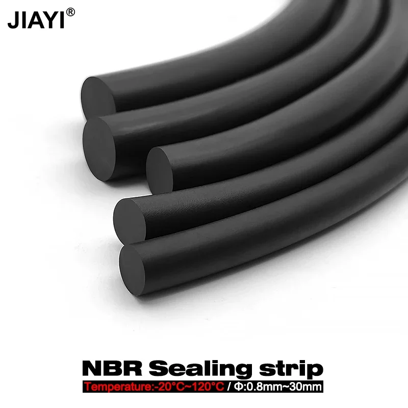 

Industrial Grade NBR Seal Gasket Strips Anti-wear 1-10M Diameter 0.8-10mm for Doors Gates Windows and Mechanical Repair Projects