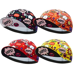 New Retro Cartoon Series Cycling Caps Unisex Size Outdoor Bicycle Sports Hat's Breathable Quick Dry