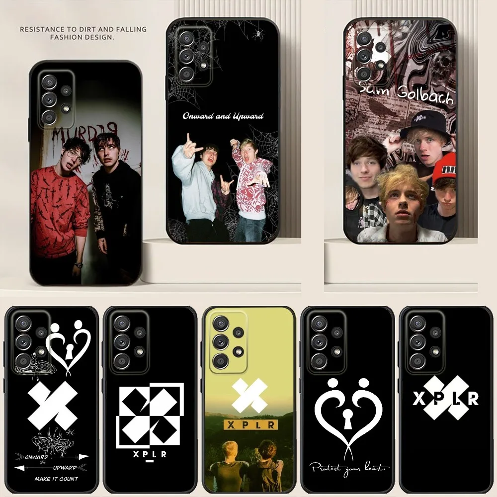 XPLR S-Sam C-Colby Phone Case For Samsung S24,S21,S22,S23,S30,Ultra,S20,Plus,Note,10,9,5G Black soft silicone case