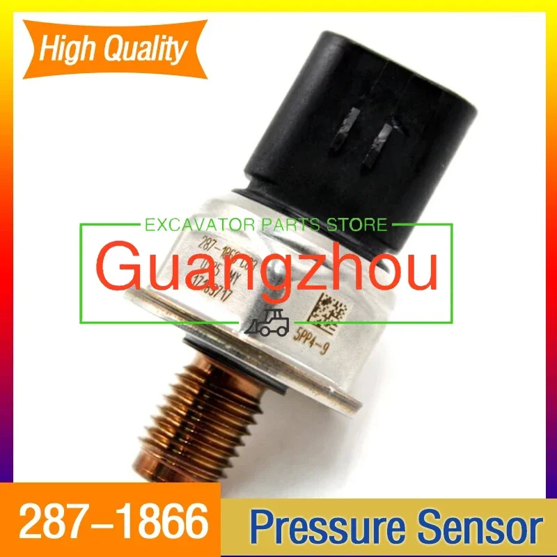 

for Caterpillar Fuel Rail Pressure Sensor 5PP4-9 287-1866 Fuel Common Rail Pressure Sensor Excavator Spare Accessories Engine