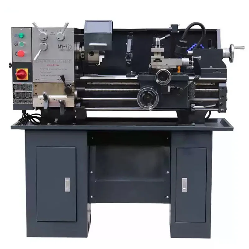 Household Mini Metal Lathe Metal Mini Lathe Machine 1100W Variable Speed Precision Small Mechanical Lathe Machine