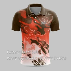 Golf Wear T Shirt Summer Men Coach Polos Para Polo Hombre Manga Corta Fishing Tops Badminton Breathable Sports Clothing Football