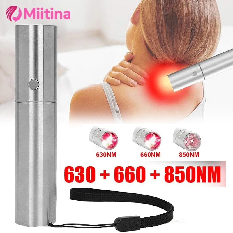 

Mini therapy Device Pen Led Red Light Phototherapy Wavelength Physiotherapy Relif 630nm, 660 nm, 710 nm, 850nm, 900nm Led Lamp