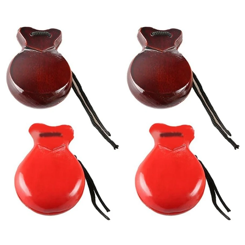 Hot AD-Flamenco Dance Orff Percussion Instrument Rap Hardwood Spanish Castanets