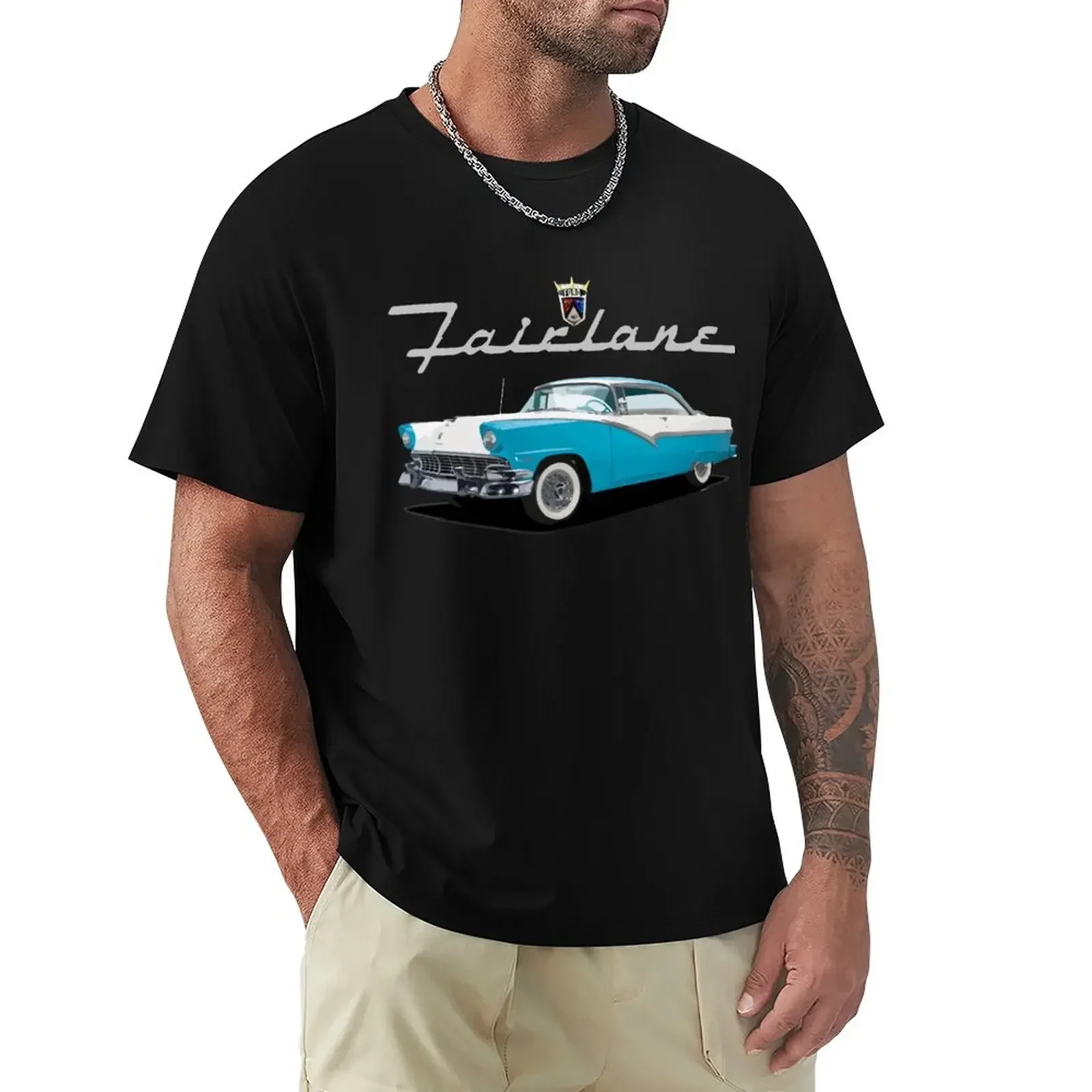 1956 Fairlane Victoria T-Shirt blacks new edition baggy shirts slim fit t shirts for men