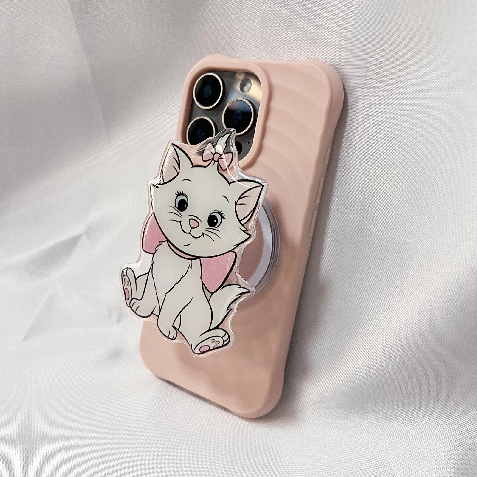 Корейский милый мультяшный кот, держатель для телефона Griptok, поддержка IPhone, Samsung, чехол для телефона, Grip Tok, розетка, кронштейн, подарок для девочки