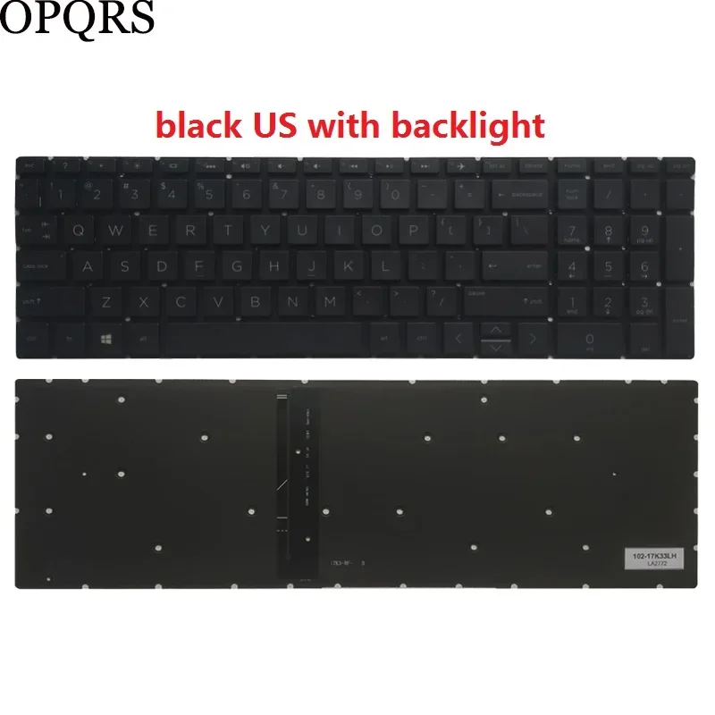 US/UK/Spanish SP/Latin LA/French FR Laptop keyboard For HP Pavilion 15-DA 15-DB 15-CN 15-CR 15S-DU 15-DW 15-CS