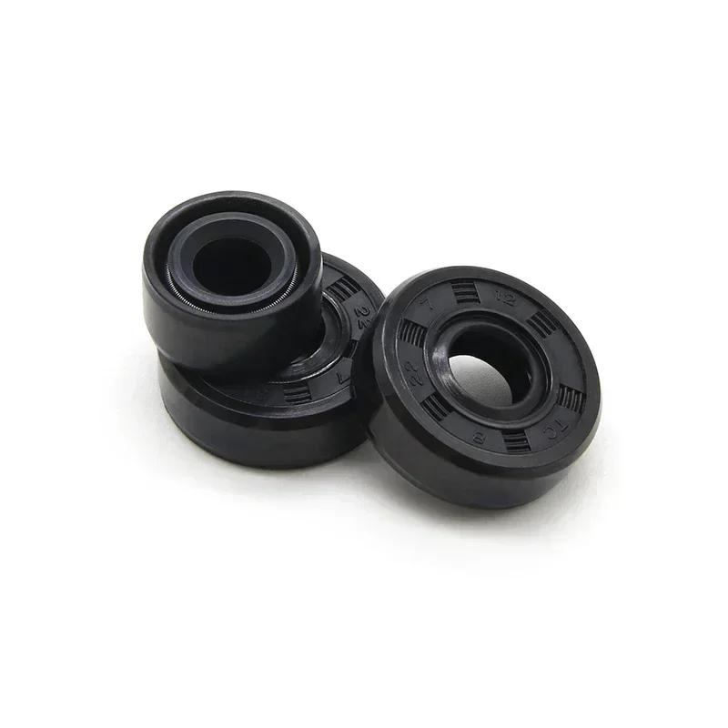 2/5/10pcs NBR Oil Seal ID 8mm TC-8*14/15/16/18/22*4/4.5/5/7/8mm Nitrile Rubber Shaft Double Lip Oil Seals Gasket