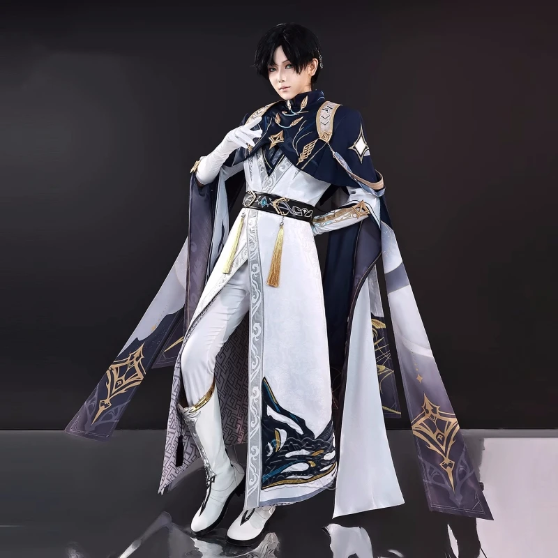 زي زين التأثيري الحب والعميق أنيمي الرجال وسيم القتال موحدة لعب الأدوار الملابس أزياء الهالوين الأسهم