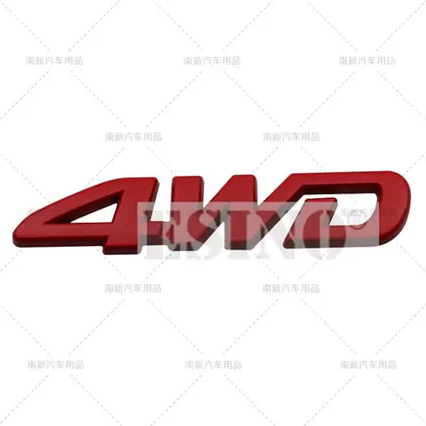 Стайлинг автомобиля 3D 4WD металлический цинковый сплав задний багажник крыло клейкий значок кузова задняя дверь смещение эмблема для Toyota RAV 4