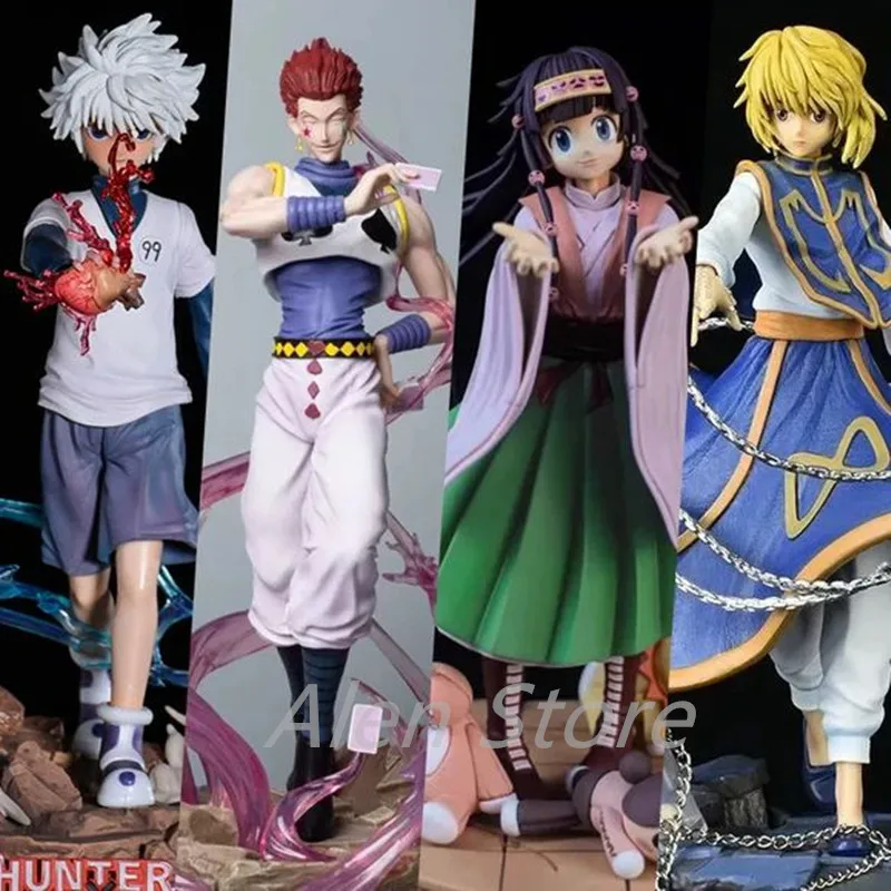 Figurka myśliwego x figurka Killua Alluka Zoldyck figurki figurki Gon Freecss Kurapika ozdoba pokoju lalka Model zabawki