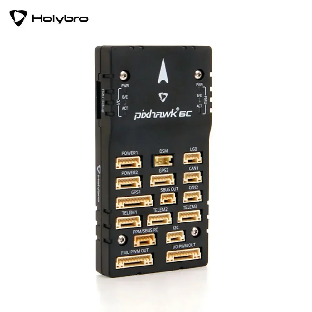 Holybro Pixhawk 6C Autopilot وحدة تحكم في الطيران اللوح (حافظة ألومنيوم/بلاستيكية) PM02/PM06/PM07 وحدة الطاقة M9N/M10 GPS لـ FPV