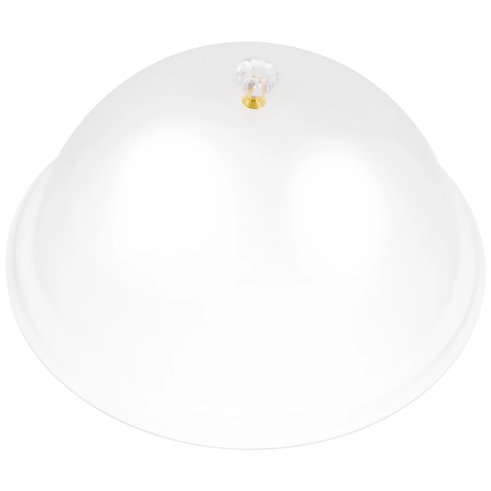 

1pc Acrylic Food Cover 12-Inch 31Cm Round Transparent Dessert Protection Lid For Home Kitchen Outdoor Grilling Baking Cooking