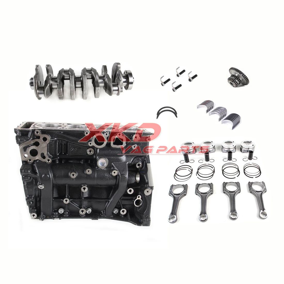 EA888 Gen3 2.0T Block & Pistons & Crankshaft &Connecting Rod Kit Fit For VW Arteon Beetle Golf  Jetta  Passat CHH CJX CXC CXD