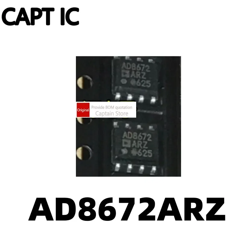 5PCS AD8672 AD8672ARZ AD8672AR Precision Low Noise Amplifier Chip SOP8 Packaging