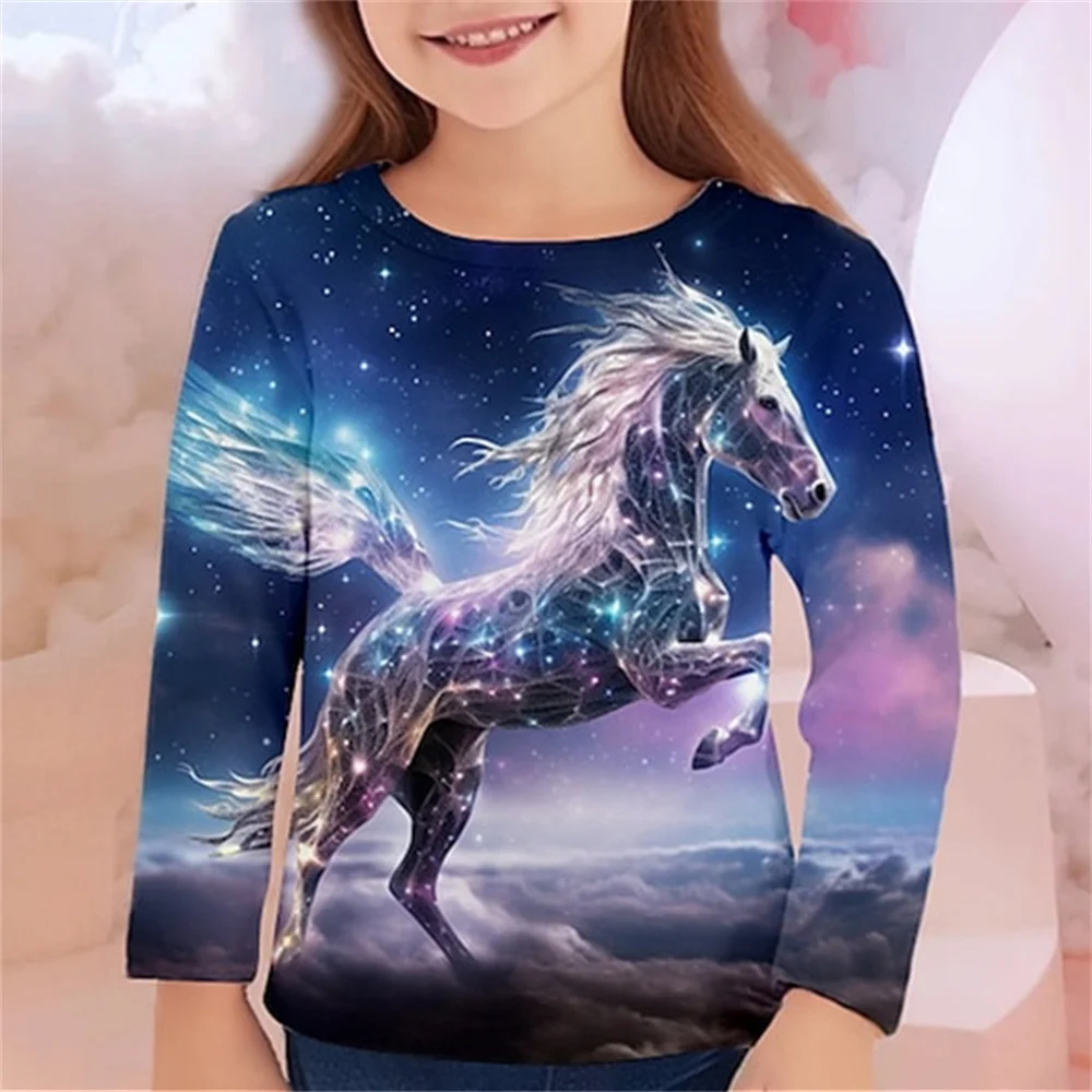 Kinderkleidung Mädchen T-Shirts Kurzarm Kinder T-Shirt Cartoon Tiere Drucken Lässige Kinder Sommerkleidung Mädchen Tops ﻿   T-Shirt