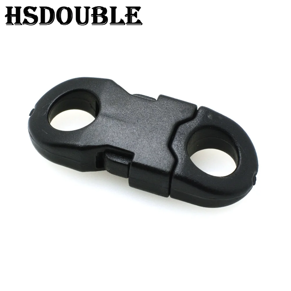 25 Pcs/Pack 5.5mm Plastic Safety Clasp Straight Side Release Buckle For Necklace Paracord Bracelet