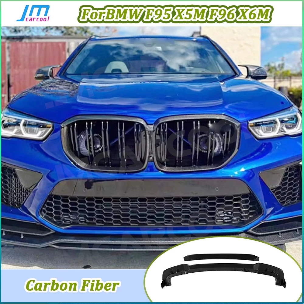 

JMCARCOOL Carbon Fiber Car Front Lip Chin Spoiler for BMW F95 X5M 2019-2022 Front Bumper Lip Spoiler FRP Body Kits Accessories