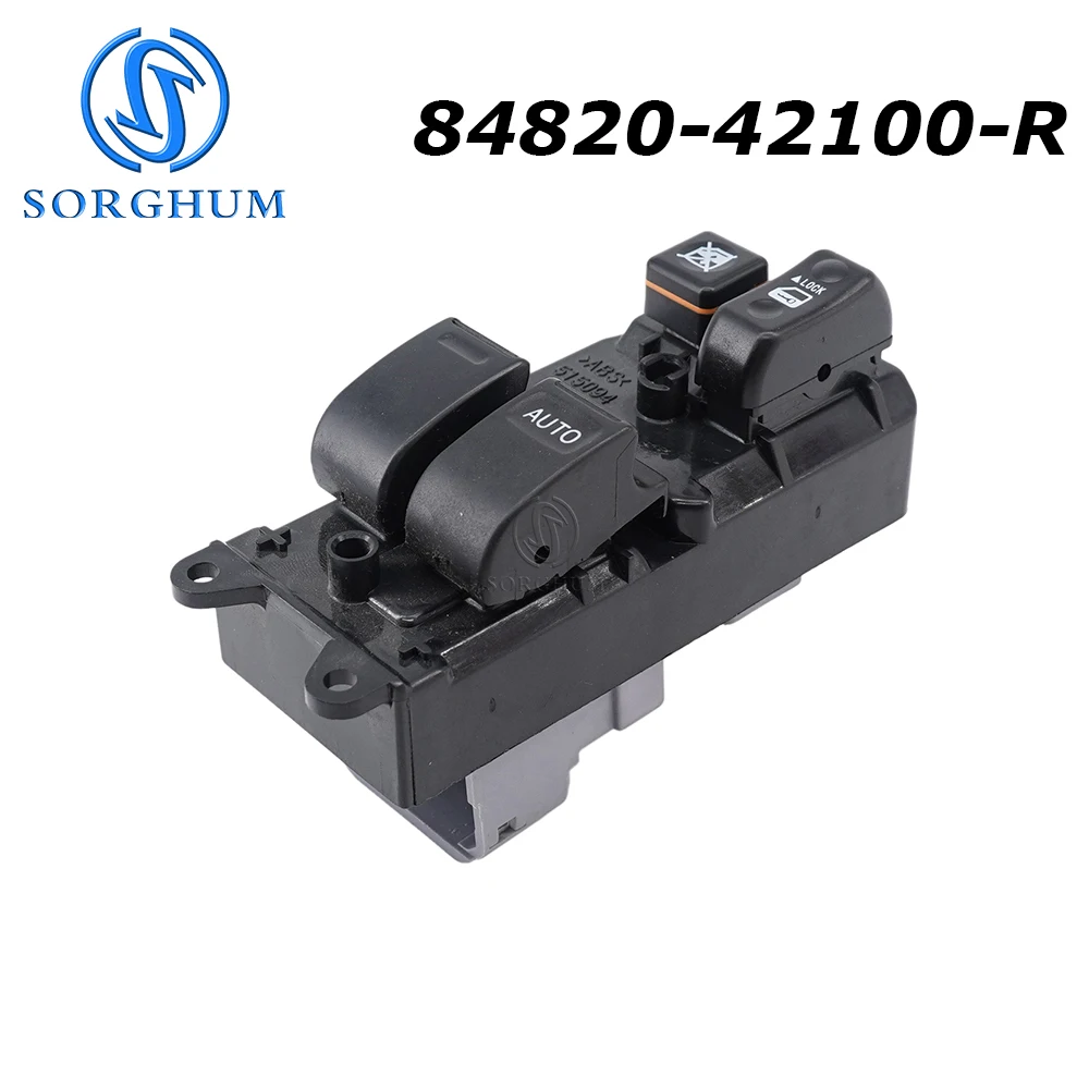 

SORGHUM 84820-42100 For Toyota Corolla Crown Centuryvg4 Front Right Auto Power Master Window Switch RHD Driver Side 8482042100