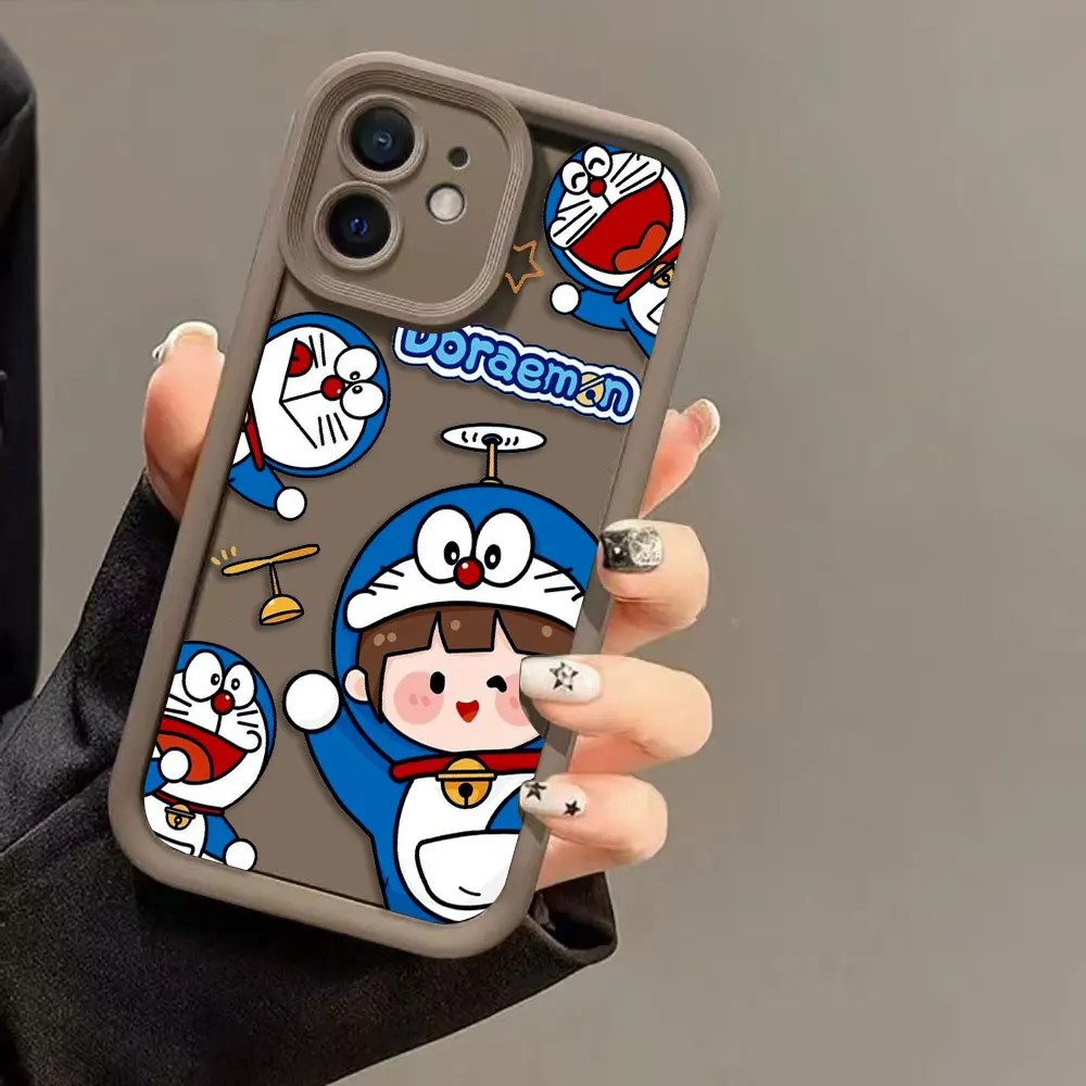 

D-Doraemon Robot Cat Cover Phone Case For Infinix HOT 10 20 30 30I 40 40I 50 NOTE 12 ZERO 30 40 50 50S 50X GT 10 20 30 TPU Case