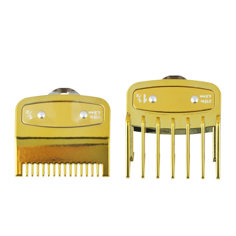 

2pcs/set Universal Electric Hair Clipper Limit Comb 1.5/4.5mm Replacement Clipper Blade Cutter Beard Trimmer Shaver Guide Comb
