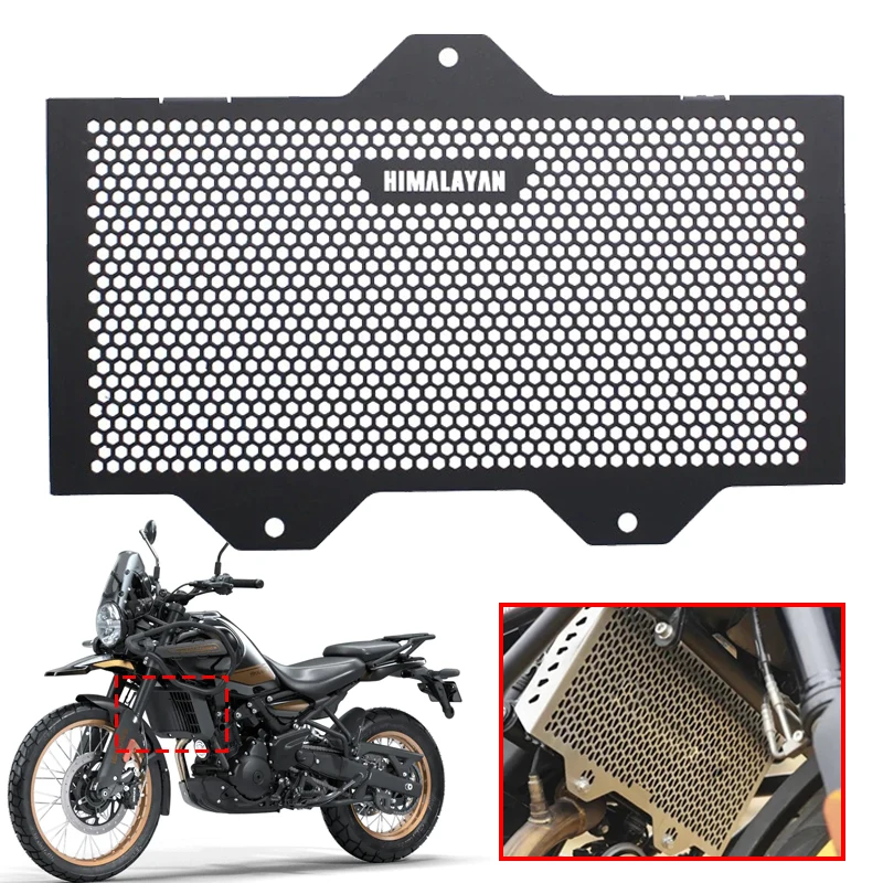 

Motorcycle Accessories Aluminum Alloy Engine Radiator Protective Cover Fit For Royal Enfield HIMALAYAN 450 Himalayan450 2024