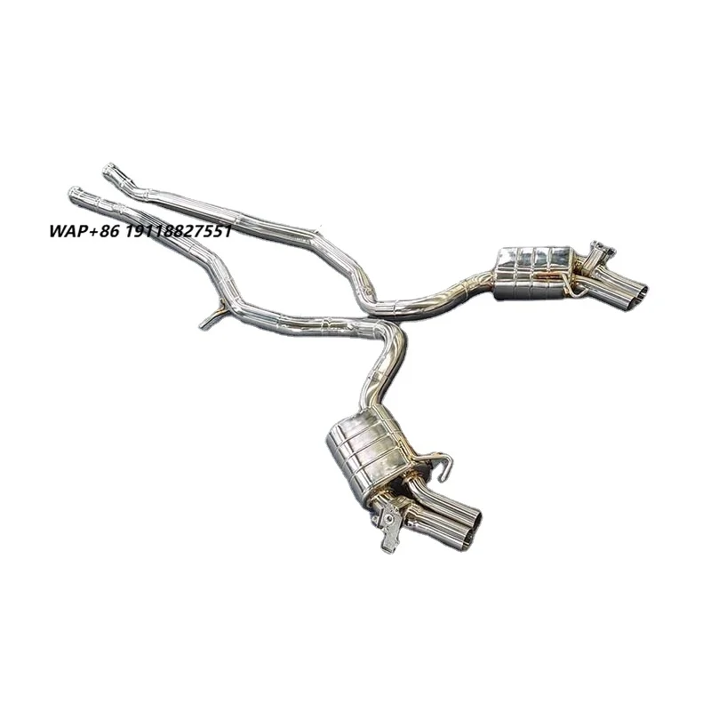 

Hot Sale exhaust pipes for S63 Coupe C217 5.5t Biturbo Catback Exhaust System Valved sus304 Automotive