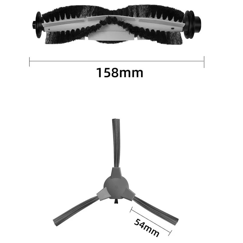 ABBK-استبدال الأسطوانة الجانبية الرئيسية فرشاة فلتر Hepa ل Ionvac Robo Vac 2000 جهاز آلي لتنظيف الأتربة قطع الغيار