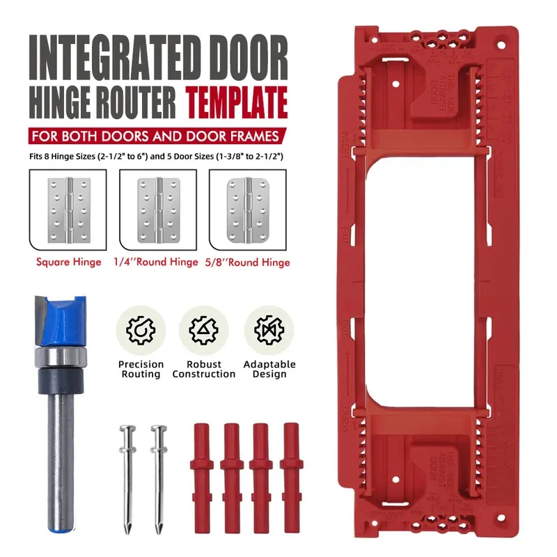

Hinge door lock hole locator door hinge installation kit hinge router template