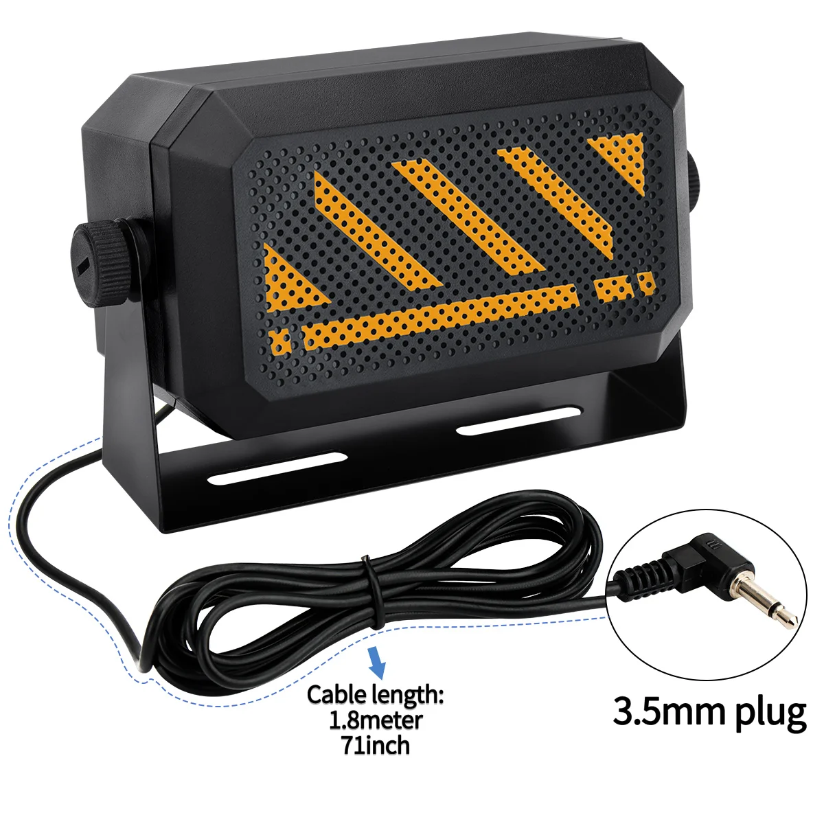 Altavoz externo ABBREE para radio móvil, con conector jack - imagen 5
