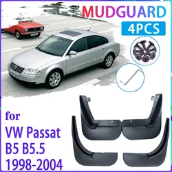 4 PCS Car Mud Flaps For Volkswagen VW Passat B5 B5.5 1998~2004 Mudguard Splash Guards Fender Mudflaps Auto Accessories