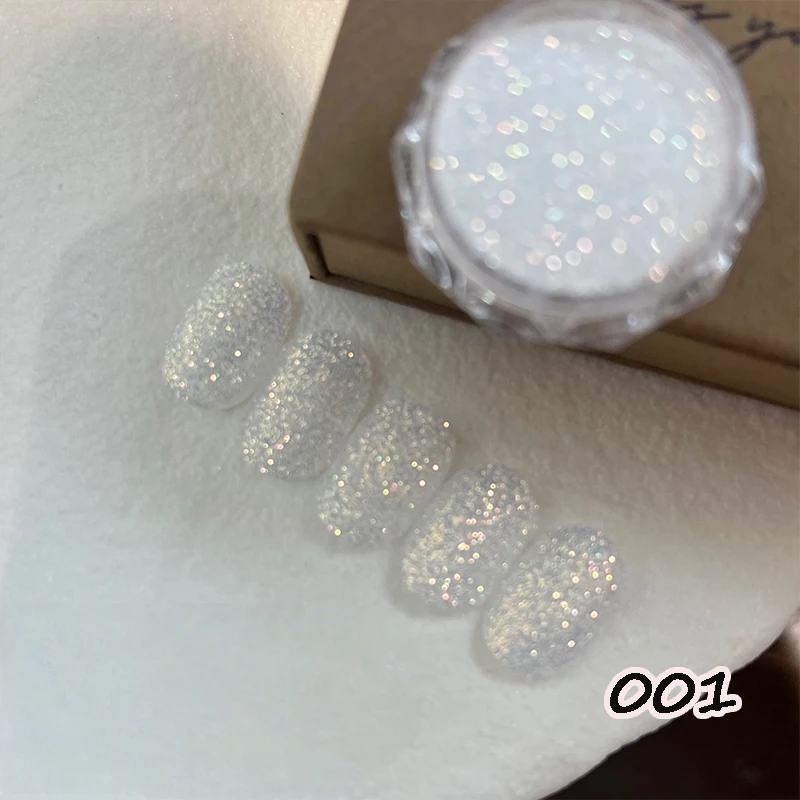 1 stks glitter nail art pastel kleur nagelpoeder nageldecoratie nail art nagel charme geschikt voor bruiloft, festivalfeest