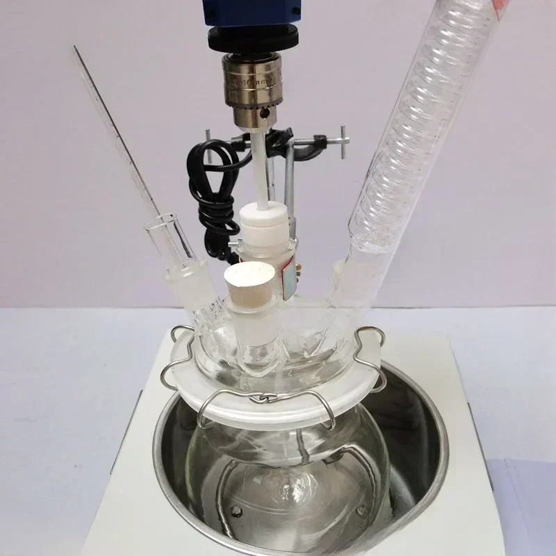 Reaction kettle device JFY-5000ML oil bath stirring instrument Distillation stirring reflux purification device Hot sales