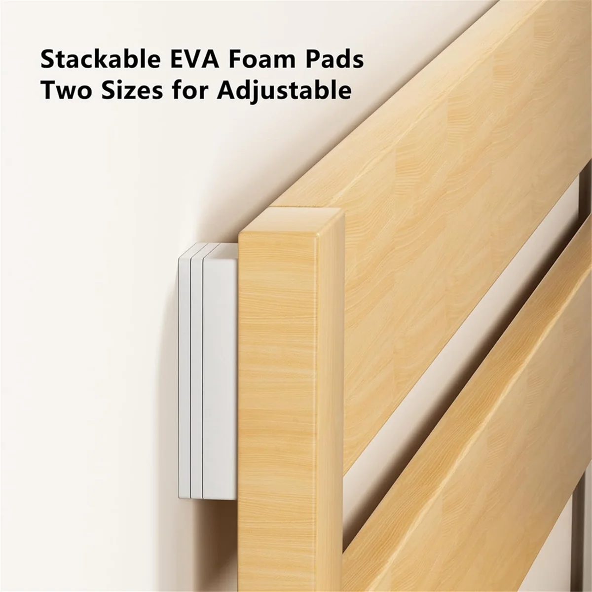 20Pcs Furniture Pads,EVA Foam Headboard Stoppers for Wall, 10Pcs (15mm Thick)+10Pcs (5mm Thick) Wall Protector image 5