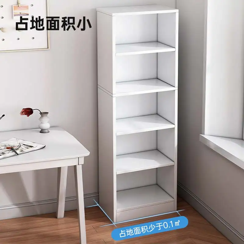 Bookcase storage rack aisle display cabinet, living room simple corner bookshelf