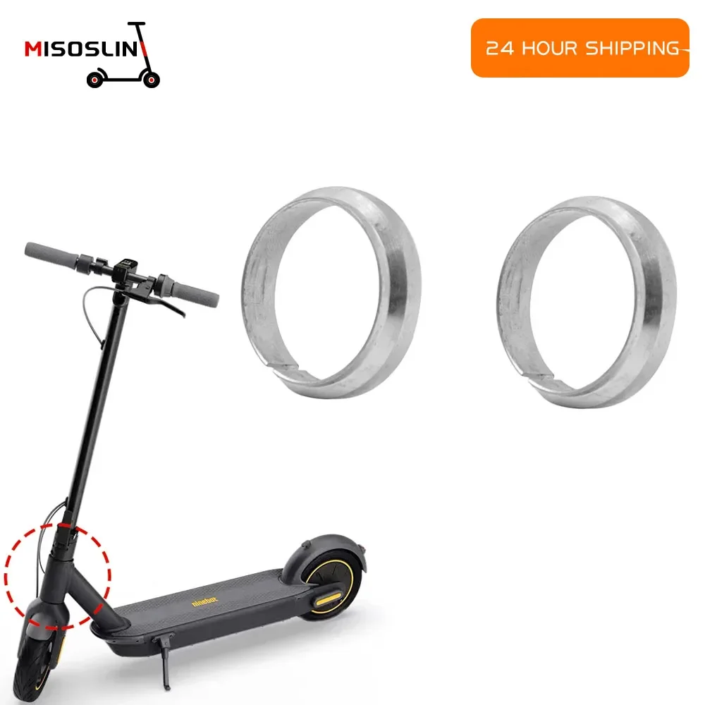 

Aluminum Alloy Upper Lower Steering Ring Replacement Accessory For Ninebot MAX G30 Electric Scooter Front Fork Tube Bearing Bowl