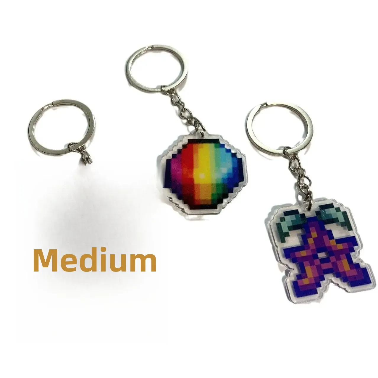 سلسلة مفاتيح مصنوعة من الأكريليك قلادة لعبة تحت عنوان سلسلة المفاتيح Starbound Valley اليدوية كيرينغ مجوهرات الإكسسوار من البر الرئيسى للصين #5